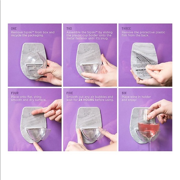 NWT 🏷 Sipski Wine Glass Holder - Picture 3 of 7